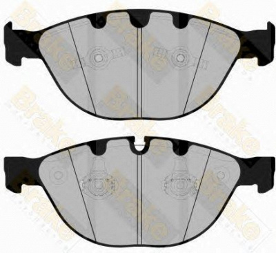 BRAKE ENGINEERING pa1752 -  Комплект тормозных колодок, дисковый тормоз